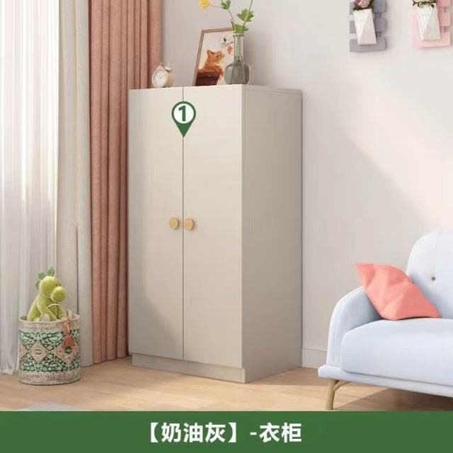 兒童衣櫃傢用開放式落地收納櫃子鬥櫃兒童房嬰兒儲物衣櫥
