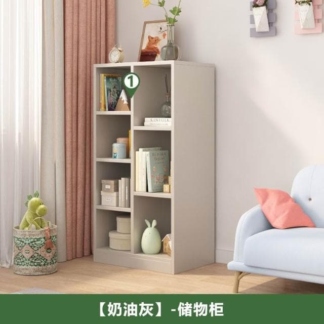 兒童衣櫃傢用開放式落地收納櫃子鬥櫃兒童房嬰兒儲物衣櫥