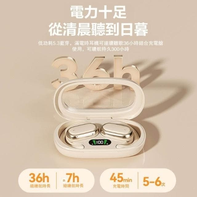 台灣出貨 藍芽真無線耳機 德國柏林之聲 不入耳掛式藍芽耳機 ows開放式運動藍芽耳機 跑步健身耳機 骨傳導耳機