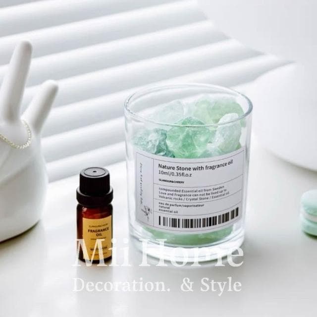 Mii厝邊 無火水晶石擴香石 水晶石香氛 擴香石禮盒 水晶擴香 擴香水晶 水晶香氛 擴香燈五行水晶情人節禮物