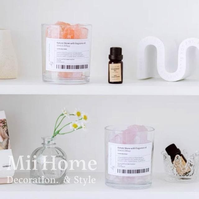 Mii厝邊 無火水晶石擴香石 水晶石香氛 擴香石禮盒 水晶擴香 擴香水晶 水晶香氛 擴香燈五行水晶情人節禮物