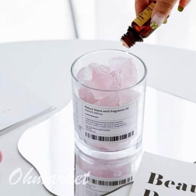 Mii厝邊 無火水晶石擴香石 水晶石香氛 擴香石禮盒 水晶擴香 擴香水晶 水晶香氛 擴香燈五行水晶情人節禮物
