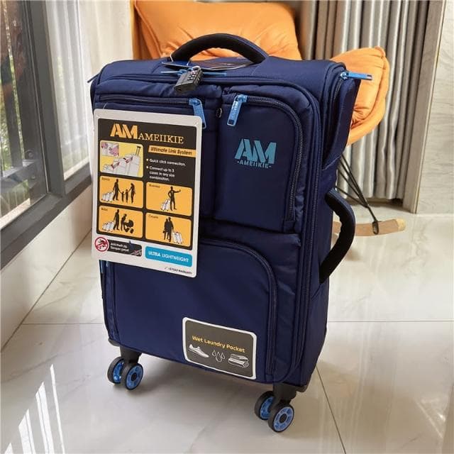 四季風家居 超輕拉桿箱28吋箱子行李箱女24吋牛津布防水旅行箱學生輕量登機箱