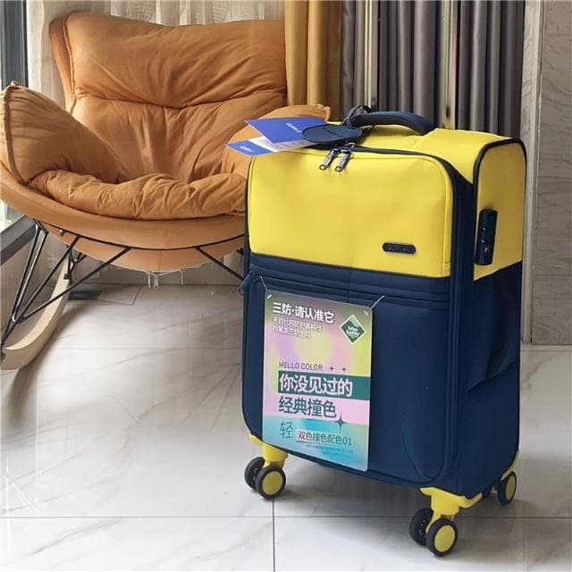 四季風家居 超輕拉桿箱28吋箱子行李箱女24吋牛津布防水旅行箱學生輕量登機箱
