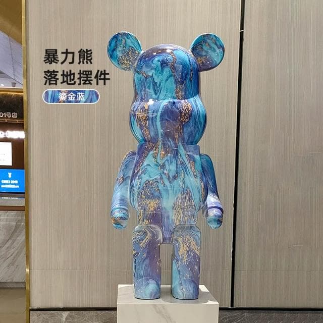 桃甜也居家生活 網紅暴力熊存錢筒落地大擺飾客廳家居電視櫃裝飾新家喬遷新居禮品