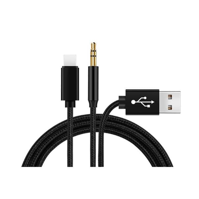 JS購物 lightning轉3.5公頭音頻線 iPhone7/8 Plus車載AUX連接線 蘋果X XS汽車音響