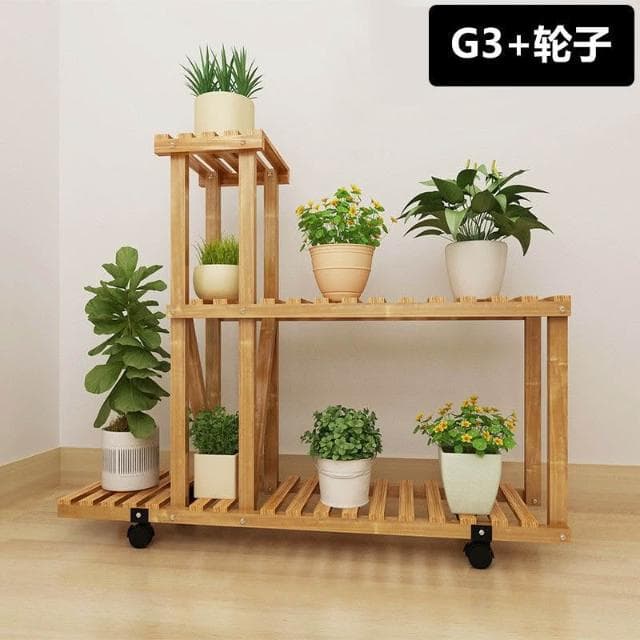 廠家直發 花架客廳 魚缸花架子多層 特價陽臺置物架 落地式置物架 實木盆栽植物置物架 室內置物架