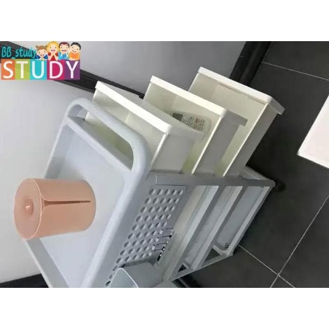 高CP寶寶用品置物架 小推車新生兒寶寶抽屜式 移動床頭臥室奶粉罐收納架 周歲禮彌月禮滿月禮 宿舍必備置物推車 附輪推車