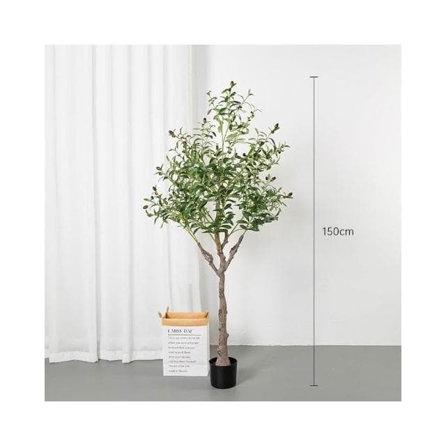 仿真植物橄欖樹盆栽家居客廳室內落地大型綠植櫥窗商場裝飾假樹