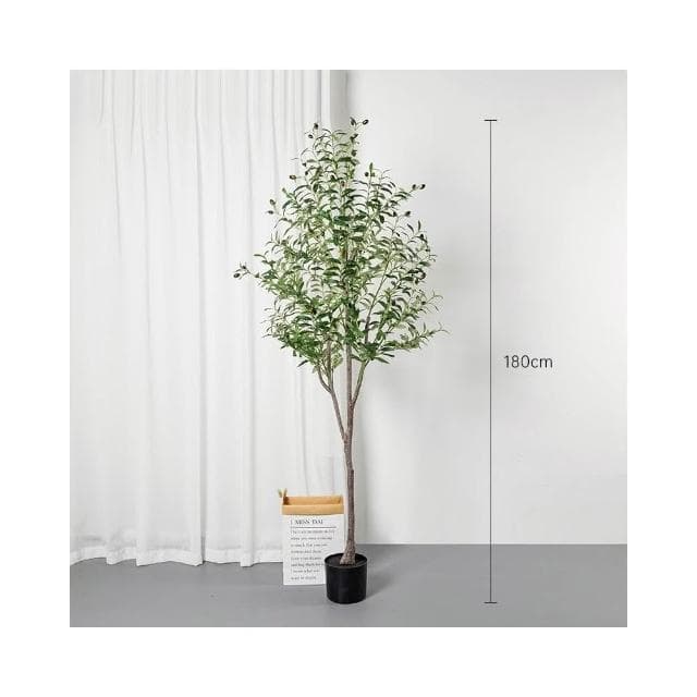 仿真植物橄欖樹盆栽家居客廳室內落地大型綠植櫥窗商場裝飾假樹