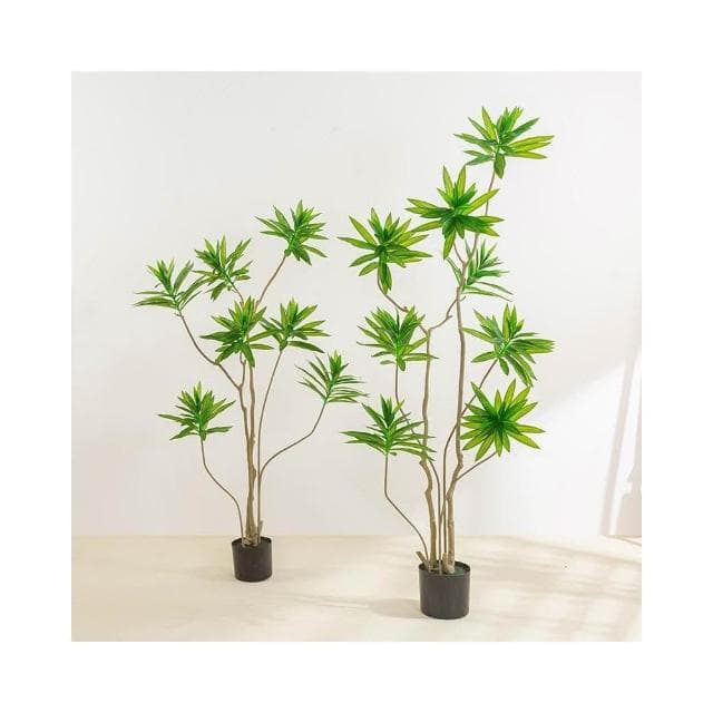 北歐ins風仿真綠植百合竹落地植物盆栽室內客廳裝飾擺件假樹盆景