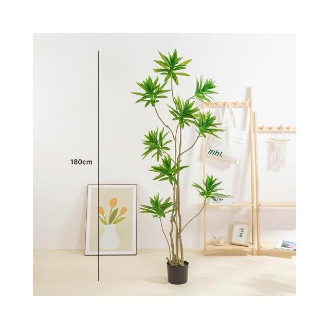 北歐ins風仿真綠植百合竹落地植物盆栽室內客廳裝飾擺件假樹盆景