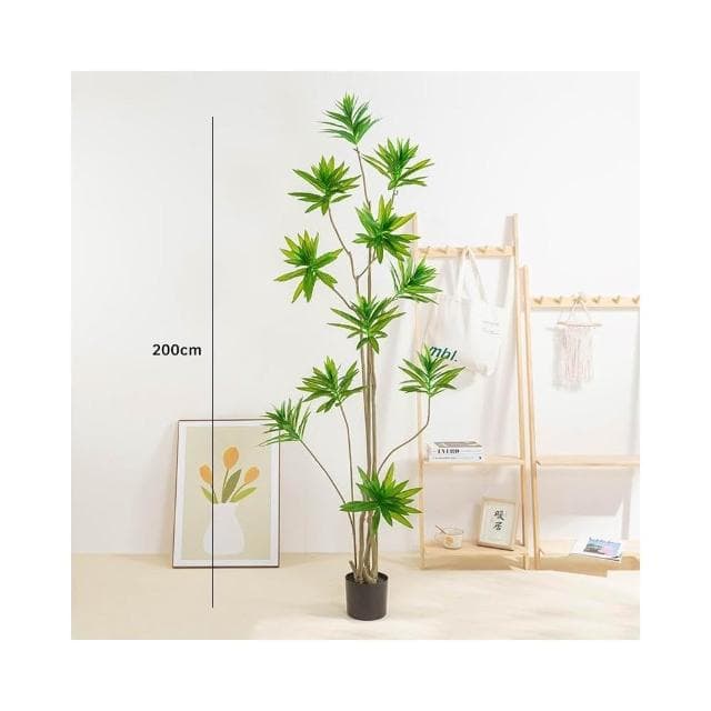 北歐ins風仿真綠植百合竹落地植物盆栽室內客廳裝飾擺件假樹盆景