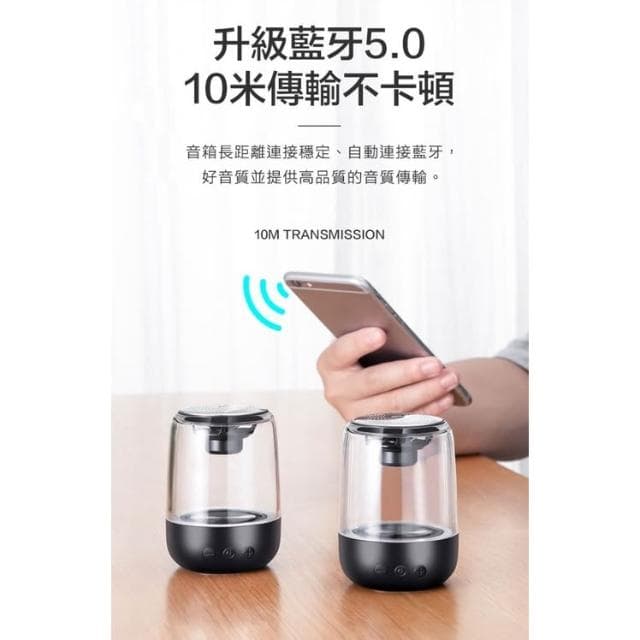 TWS串聯藍牙5.0炫彩雙聲道喇叭 藍牙喇叭 USB插卡藍芽喇叭 藍芽音響 重低音喇叭 藍牙音箱
