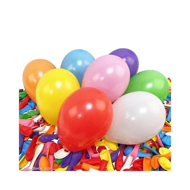 7吋氣球 613A 中圓型氣球 (混色)/一包100個入 乳膠氣球 圓形氣球 氣球佈置 生日氣球 台灣製