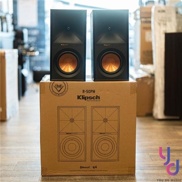 【Klipsch】古力奇 Klipsch R-50PM 主動式 音響 書架 喇叭(藍牙 USB 唱放 公司貨)