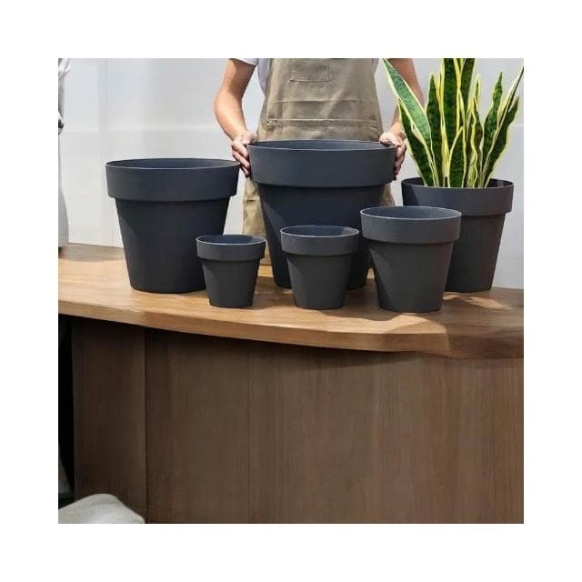 《斑啾植選》透氣疏水盆30#|北歐風|附底盤|盆栽容器|簡約無印風 |盆器|多肉植物|觀葉植物