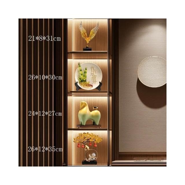 馬上有錢擺件 招財辦公室裝飾品 高檔新中式客廳擺件 喬遷開業禮品 祝福寓意 療癒小物 辦公室風水陶瓷擺件