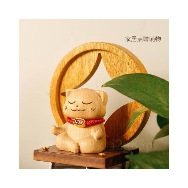 招财猫摆件 入户装饰 猫咪招财摆件 高级感小众乔迁礼物 开业生日礼物 客廳辦公室擺設 前臺擺設 店面裝飾