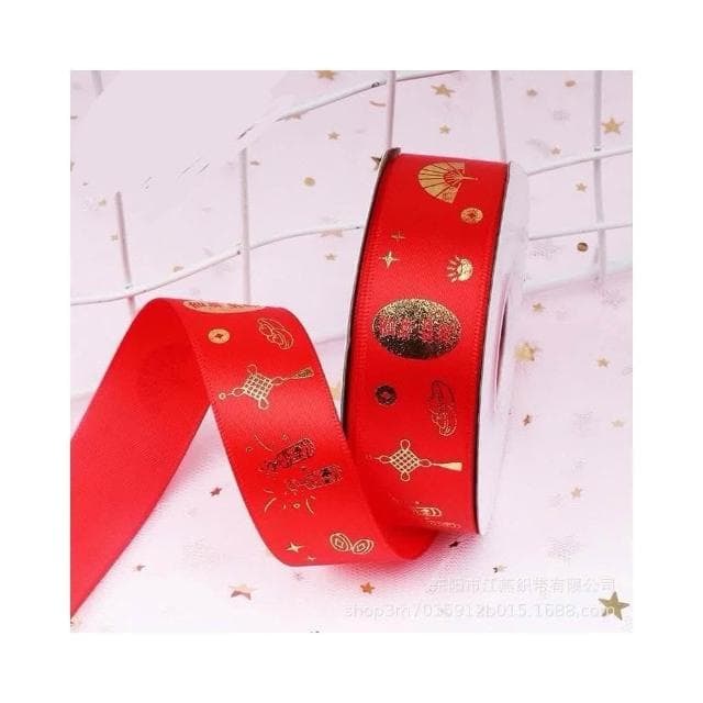 【璟采職人】紅色緞帶 囍字緞帶 婚禮緞帶 婚慶緞帶 春節緞帶 喜慶緞帶 捧花緞帶 喜字緞帶 婚禮小物 新年緞帶 春節