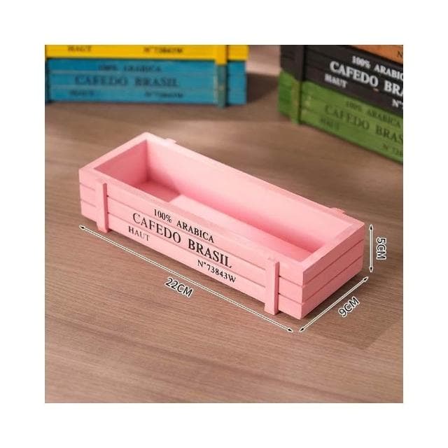 【璟采職人】長木盒 zakka 復古 木質 多肉 多肉花盆 長方形 做舊木盒 多肉植物組合 木制 花盆 木 盆栽 盒子