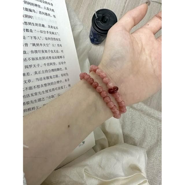 🎗飾間首飾鋪 文藝小清新天然石手鍊百搭手飾禪意古風手串飾品