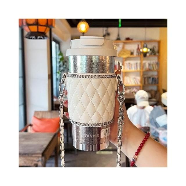 小香風鈦杯保溫杯女士個人專用高顏值純鈦水杯便攜咖啡杯生日禮物