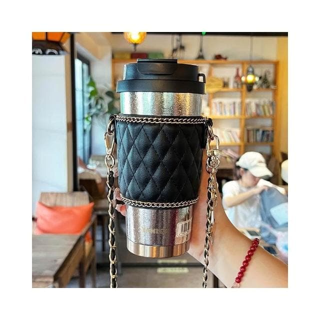 小香風鈦杯保溫杯女士個人專用高顏值純鈦水杯便攜咖啡杯生日禮物