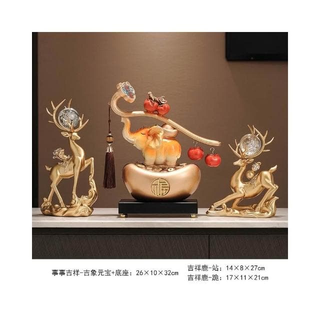 五福臨門葫蘆招財擺件玄關客廳新中式搬家禮物喬遷之喜新居禮品