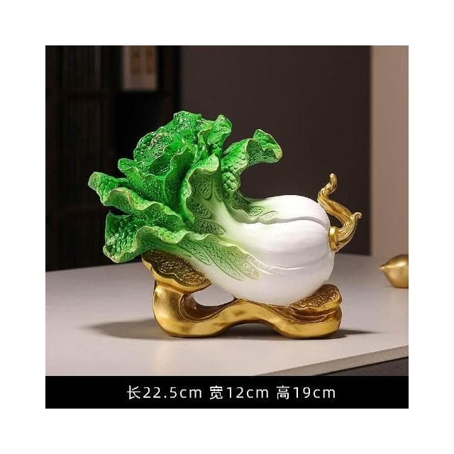 招財白菜擺件百財節節高升客廳玄關辦公桌面裝飾喬遷禮品開業禮物