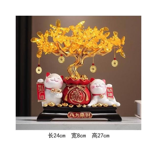 招財進寶搖錢發財樹客廳玄關電視櫃酒櫃家居裝飾品擺件喬遷禮物