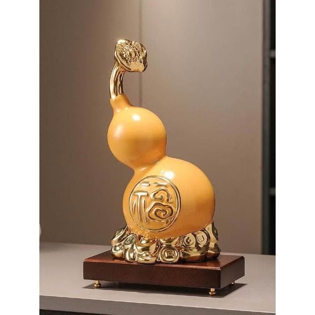 招財福祿葫蘆擺件家居客廳電視櫃柿柿如意裝飾品搬家禮物喬遷禮品