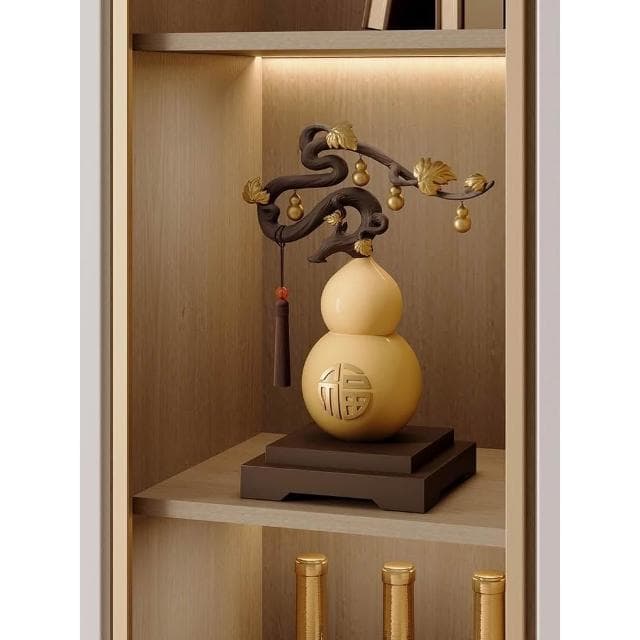 五福臨門葫蘆擺件新中式酒櫃招財納福裝飾品博古架送領導喬遷禮品