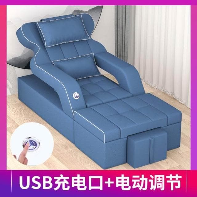 足療沙髮按摩床電動足浴沙髮沐足可躺椅埰耳修腳店椅子桑拿美甲椅按摩床 沙發 電動沙發 按摩椅 VXY0