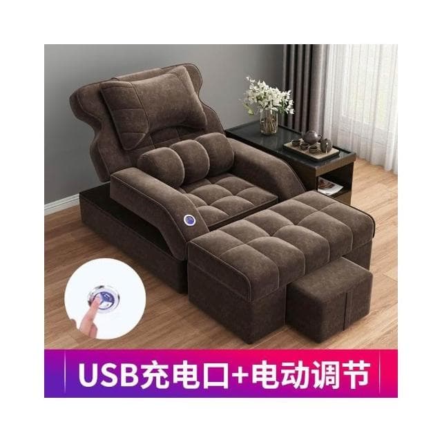 足療沙髮按摩床電動足浴沙髮沐足可躺椅埰耳修腳店椅子桑拿美甲椅按摩床 沙發 電動沙發 按摩椅 VXY0