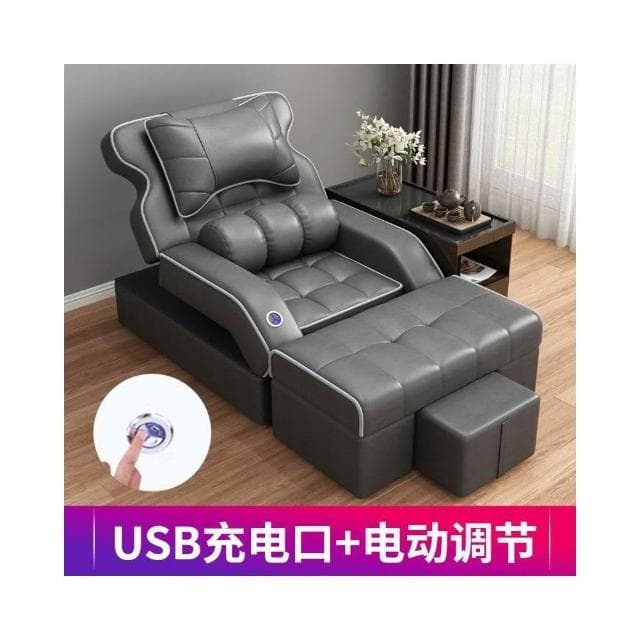 足療沙髮按摩床電動足浴沙髮沐足可躺椅埰耳修腳店椅子桑拿美甲椅按摩床 沙發 電動沙發 按摩椅 VXY0