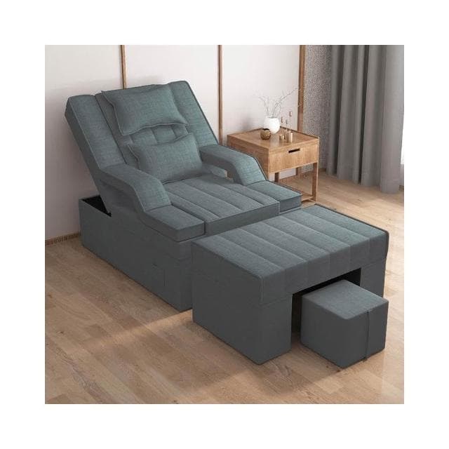 足浴沙髮電動全自動足療店按摩一體床美容院美甲桑拿洗腳修腳躺椅按摩床 沙發 電動沙發 按摩椅 0KNC