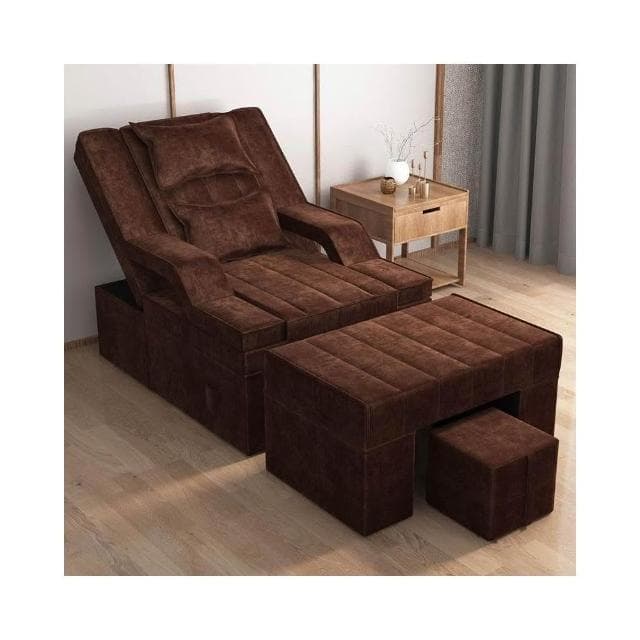 足浴沙髮電動全自動足療店按摩一體床美容院美甲桑拿洗腳修腳躺椅按摩床 沙發 電動沙發 按摩椅 0KNC