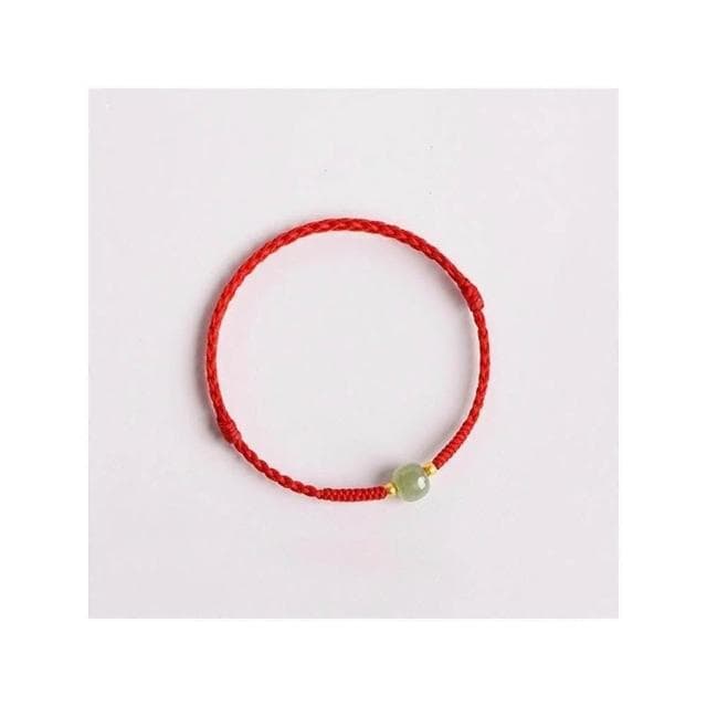 【開運堂】現貨 一生好運 本命年手工編織手繩手鍊新款仿和田手工編織手繩玉女轉運珠手工編織紅繩編織手繩編織手繩