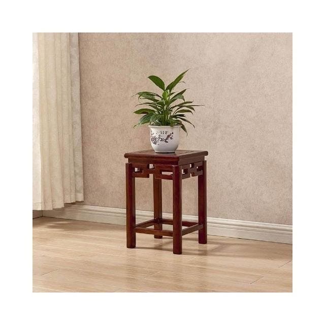 花架實木中式客廳榆木仿古花架子多層室內特價綠蘿盆景方形展示邊桌 盆栽架 花架 植物架 3TJ3