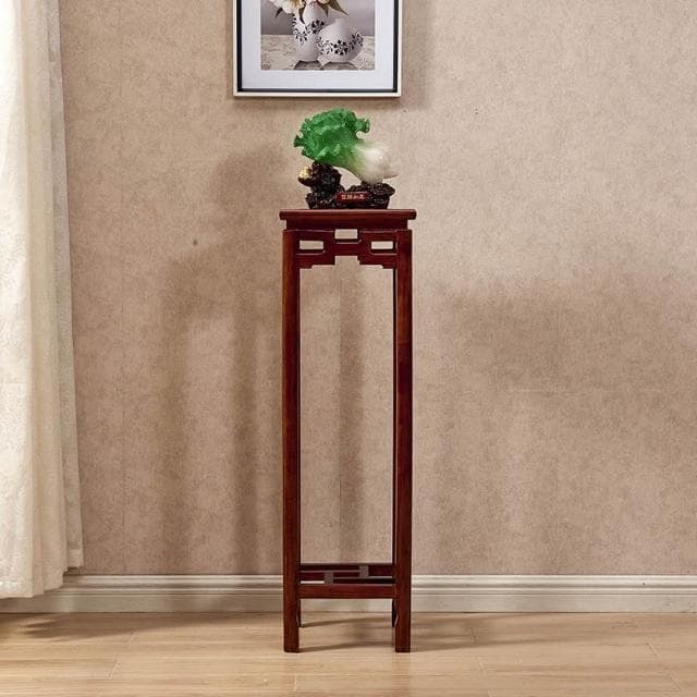 花架實木中式客廳榆木仿古花架子多層室內特價綠蘿盆景方形展示邊桌 盆栽架 花架 植物架 3TJ3