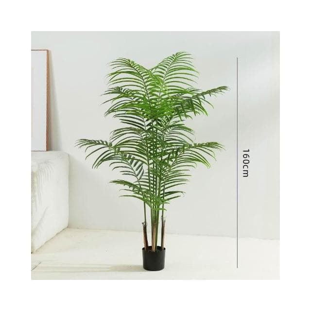 現貨+預購/免運 仿真綠植 仿生散尾葵 客廳落地假盆栽 室內大型仿生貴妃葵 假樹裝飾 植物擺件