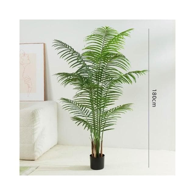 現貨+預購/免運 仿真綠植 仿生散尾葵 客廳落地假盆栽 室內大型仿生貴妃葵 假樹裝飾 植物擺件