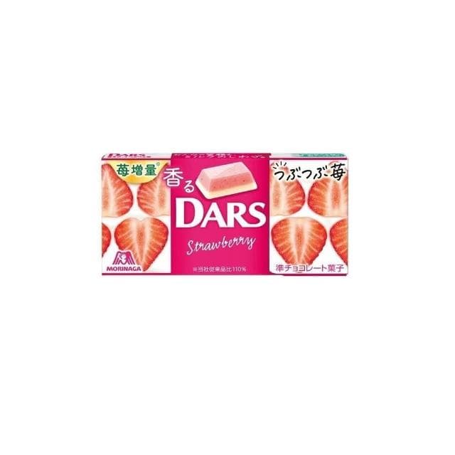 【森永製】+爆買日本+ MORINAGA DARS 可可塊 草莓/奇異果/芒果風味 三層夾心 白巧 日本原裝