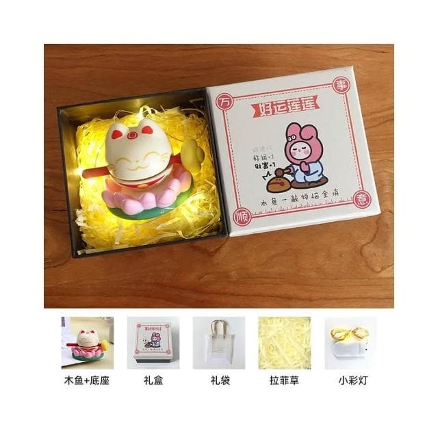 喜可xekoro小木魚解壓玩具敲治癒系莫生氣情緒穩定神器工位招財貓離職禮物女