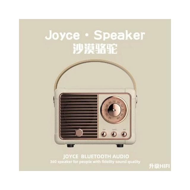 現貨速發📣現貨!!低價清倉🚀 簡約便攜 少女心迷你復古無線藍牙音響 USB充電 喇叭 小型戶外音響 交換禮物