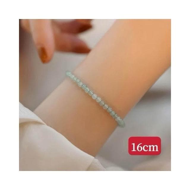 【開運堂】現貨 水草瑪瑙葡萄石手工編織手繩天然石幸運金珠小眾設計禮物14k金輕奢疊戴手鍊