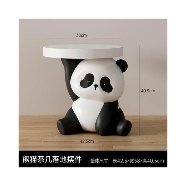 小熊茶几客廳擺件落地存錢罐沙發邊幾床頭櫃可愛傢俱裝飾喬遷禮物