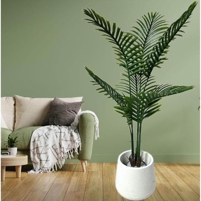 合枋傢俱 仿真綠植高端輕奢散尾葵落地盆栽假花樹室內客廳裝飾擺件仿生植物