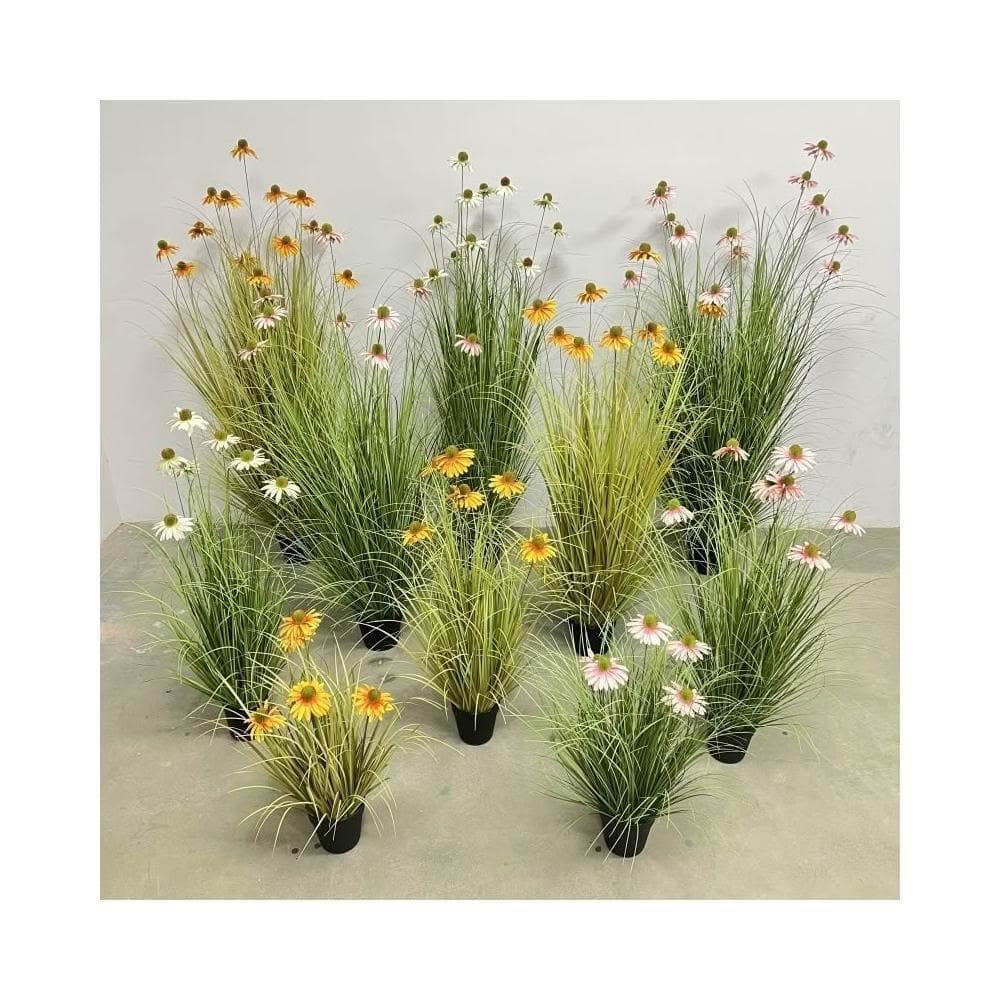 合枋傢俱 仿真植物盆栽松果花室內假綠植仿真造景燕麥穗裝飾北歐植物道具